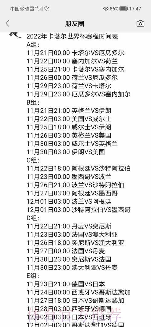世界杯赛程深度解析全攻略